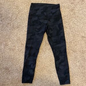 Black Camo Lululemon Align Leggings